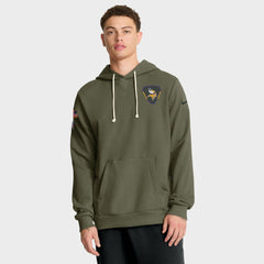 Nike Minnesota Vikings 2025 Salute to Service Sideline Standard Issue Dri-FIT Hoodie Olive