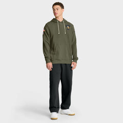 Nike Minnesota Vikings 2025 Salute to Service Sideline Standard Issue Dri-FIT Hoodie Olive
