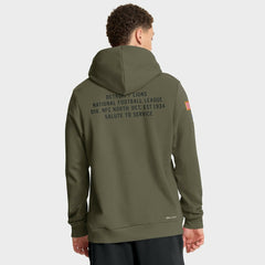 Nike Detroit Lions Big & Tall 2025 Salute to Service Sideline Dominant Force Dri-FIT Hoodie Olive