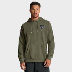 Nike Las Vegas Raiders Big & Tall 2025 Salute to Service Sideline Dominant Force Dri-FIT Hoodie Olive