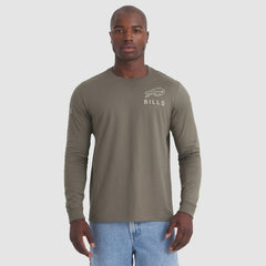Nike Buffalo Bills 2025 Salute to Service Sideline Long Sleeve T-Shirt Olive