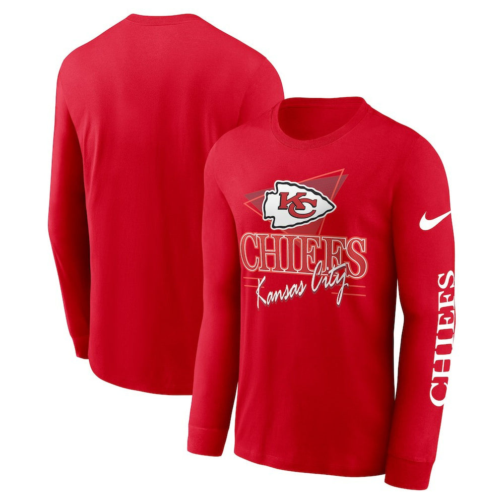 Nike Kansas City Chiefs Rewind Long Sleeve T-Shirt Red