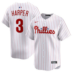 Bryce Harper Philadelphia Phillies Nike Home Limited Player Jersey - White - Nike Discount