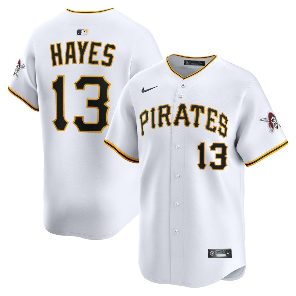 Ke'Bryan Hayes Pittsburgh Pirates Nike Home Limited Player Jersey - White - Nike Discount