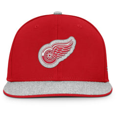 Detroit Red Wings Fanatics Fundamentals Loden Snapback Hat - Red - NHL 202777492
