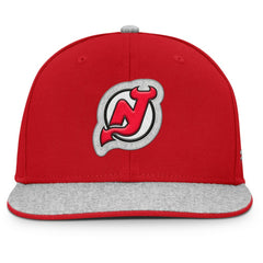 New Jersey Devils Fanatics Fundamentals Loden Snapback Hat - Red - NHL 202777498
