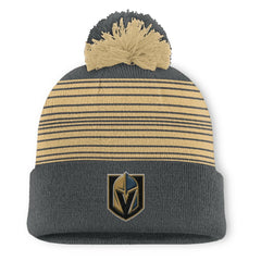 Vegas Golden Knights Fanatics Fundamental Spirit Cuffed Pom Knit Hat - Gray - NHL 202777572