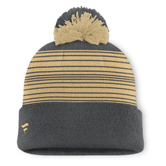 Vegas Golden Knights Fanatics Fundamental Spirit Cuffed Pom Knit Hat - Gray - NHL 202777572