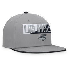 Los Angeles Kings Fanatics Fundamentals Duo Split Logo Snapback Hat - Gray - NHL 202777623