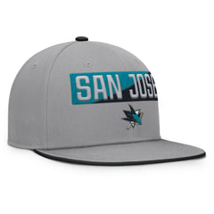 San Jose Sharks Fanatics Fundamentals Duo Split Logo Snapback Hat - Gray - NHL 202777628