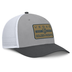 Vegas Golden Knights Fanatics Fundamental Adapt Trucker Adjustable Hat - Gray/Charcoal - NHL 202777674