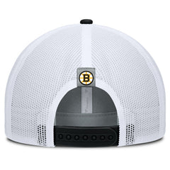 Boston Bruins Fanatics Fundamental Adapt Trucker Adjustable Hat - Gray/Black - NHL 202777675