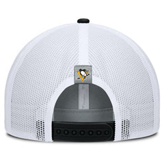 Pittsburgh Penguins Fanatics Fundamental Adapt Trucker Adjustable Hat - Gray/Black - NHL 202777680