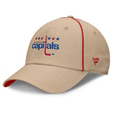 Washington Capitals Fanatics Heritage Setoff Adjustable Hat - Tan - NHL 202777695