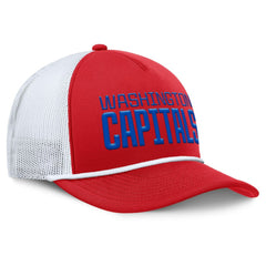 Washington Capitals Fanatics Heritage Dutch A-Frame Trucker Adjustable Hat - Red/White - NHL 202777746