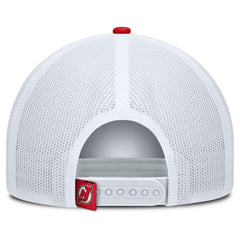 New Jersey Devils Fanatics Heritage Dutch A-Frame Trucker Adjustable Hat - Red/White - NHL 202777752
