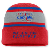 Washington Capitals Fanatics Heritage Varsity Cuffed Knit Hat - Red - NHL 202777757