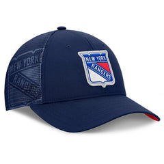 New York Rangers Fanatics Authentic Pro Home Ice Trucker Adjustable Hat - Navy - NHL 202777787