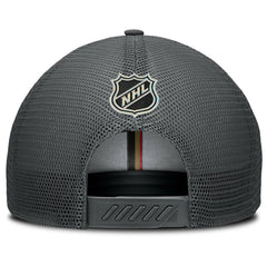 Vegas Golden Knights Fanatics Authentic Pro Home Ice Trucker Adjustable Hat - Charcoal - NHL 202777799