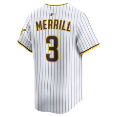 Jackson Merrill San Diego Padres Nike Home Limited Player Jersey - White - Nike Online