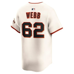 Logan Webb San Francisco Giants Nike Home Limited Player Jersey - Cream - Nike on Sale