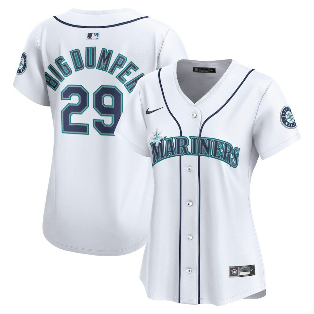 Cal Raleigh Seattle Mariners Nike Women's Home Limited Player Jersey - White - Nike Lifestyle