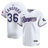 Wyatt Langford Texas Rangers Nike Home Limited Player Jersey - White - Nike Discount