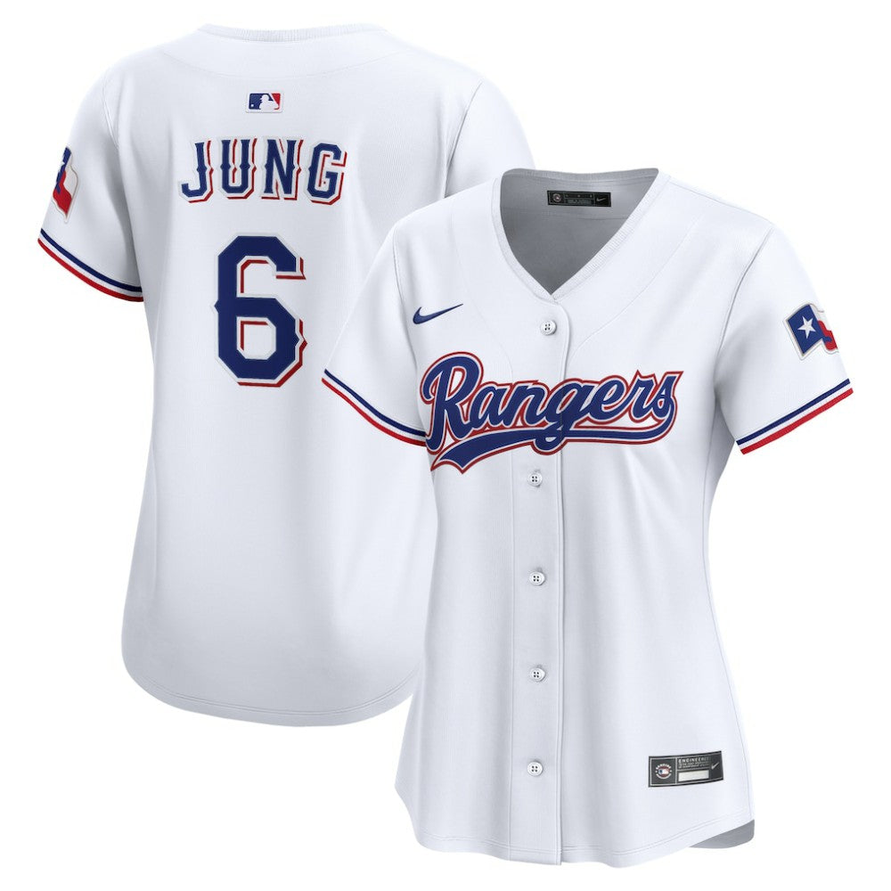 Josh Jung Texas Rangers Nike Women's Home Limited Player Jersey - White - Nike Lifestyle
