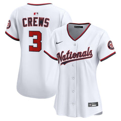 Dylan Crews Washington Nationals Nike Women's Home Limited Player Jersey - White - Nike Lifestyle