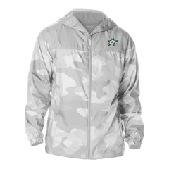 Dallas Stars Columbia Camo Flash Challenger Omni-Shade Full-Zip Hoodie Windbreaker - Gray - NHL 202780772