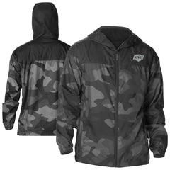 Los Angeles Kings Columbia Camo Flash Challenger Omni-Shade Full-Zip Hoodie Windbreaker - Black - NHL 202780781