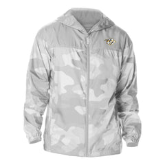 Nashville Predators Columbia Camo Flash Challenger Omni-Shade Full-Zip Hoodie Windbreaker - Gray - NHL 202780787