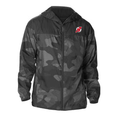 New Jersey Devils Columbia Camo Flash Challenger Omni-Shade Full-Zip Hoodie Windbreaker - Black - NHL 202780788