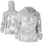 New York Islanders Columbia Camo Flash Challenger Omni-Shade Full-Zip Hoodie Windbreaker - Gray - NHL 202780790