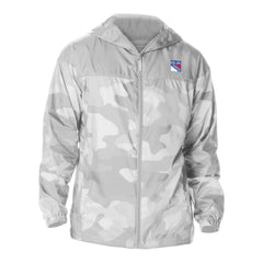 New York Rangers Columbia Camo Flash Challenger Omni-Shade Full-Zip Hoodie Windbreaker - Gray - NHL 202780793