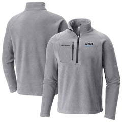 Utah Mammoth Columbia Fast Trek III Raglan Half-Zip Fleece Jacket - Gray - NHL 202781088