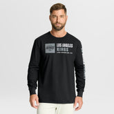Los Angeles Kings Fanatics Goal Crease Legacy Long Sleeve T-Shirt - Black - NHL 202782940