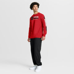 Carolina Hurricanes Fanatics Goal Crease Legacy Long Sleeve T-Shirt - Red - NHL 202782947