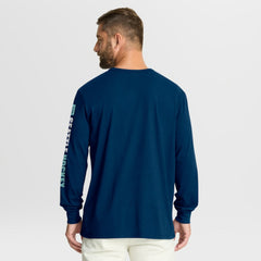 Seattle Kraken Fanatics Goal Crease Legacy Long Sleeve T-Shirt - Navy - NHL 202782950