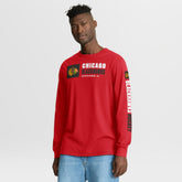 Chicago Blackhawks Fanatics Goal Crease Legacy Long Sleeve T-Shirt - Red - NHL 202782960