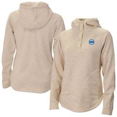 Utah Mammoth Columbia Women's Sweater Weather Quarter-Snap Hoodie - Cream - NHL 202783766