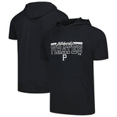 Pittsburgh Pirates Levelwear Phase Vanguard Hoodie T-Shirt - Black - MLB Sale