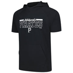Pittsburgh Pirates Levelwear Phase Vanguard Hoodie T-Shirt - Black - MLB Sale