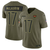 Nike Terry McLaurin Washington Commanders 2025 Salute to Service Limited Jersey Olive