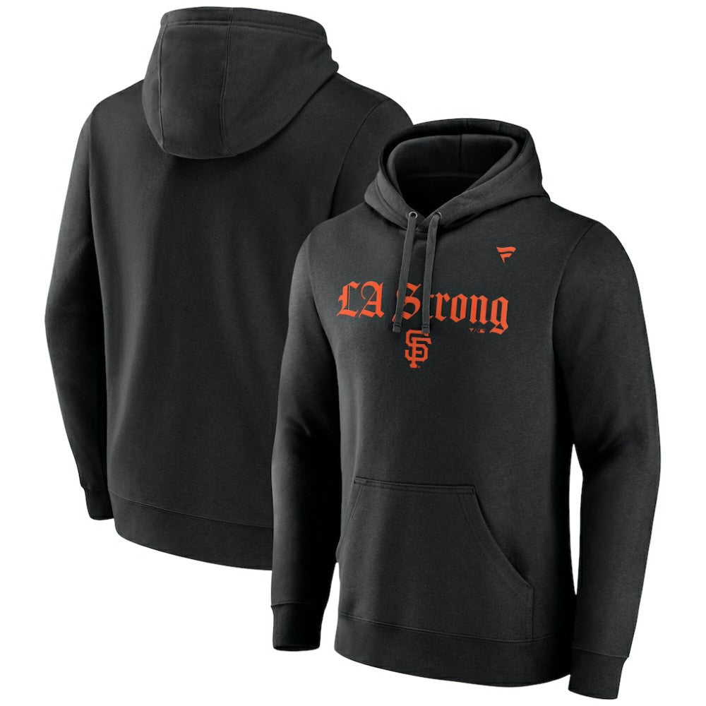 San Francisco Giants Fanatics Unisex LA Strong Fleece Pullover Hoodie - Black - Fanatics Online