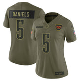 Nike Jayden Daniels Washington Commanders Women's 2025 Salute to Service Limited Jersey Olive