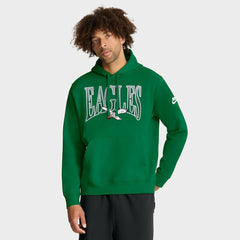 Nike Philadelphia Eagles Full Blitz Club Fleece Pullover Hoodie Green
