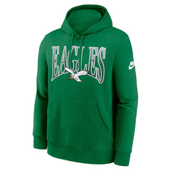 Nike Philadelphia Eagles Full Blitz Club Fleece Pullover Hoodie Green