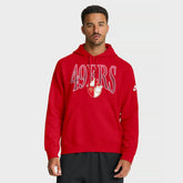 Nike San Francisco 49ers Full Blitz Club Fleece Pullover Hoodie Scarlet