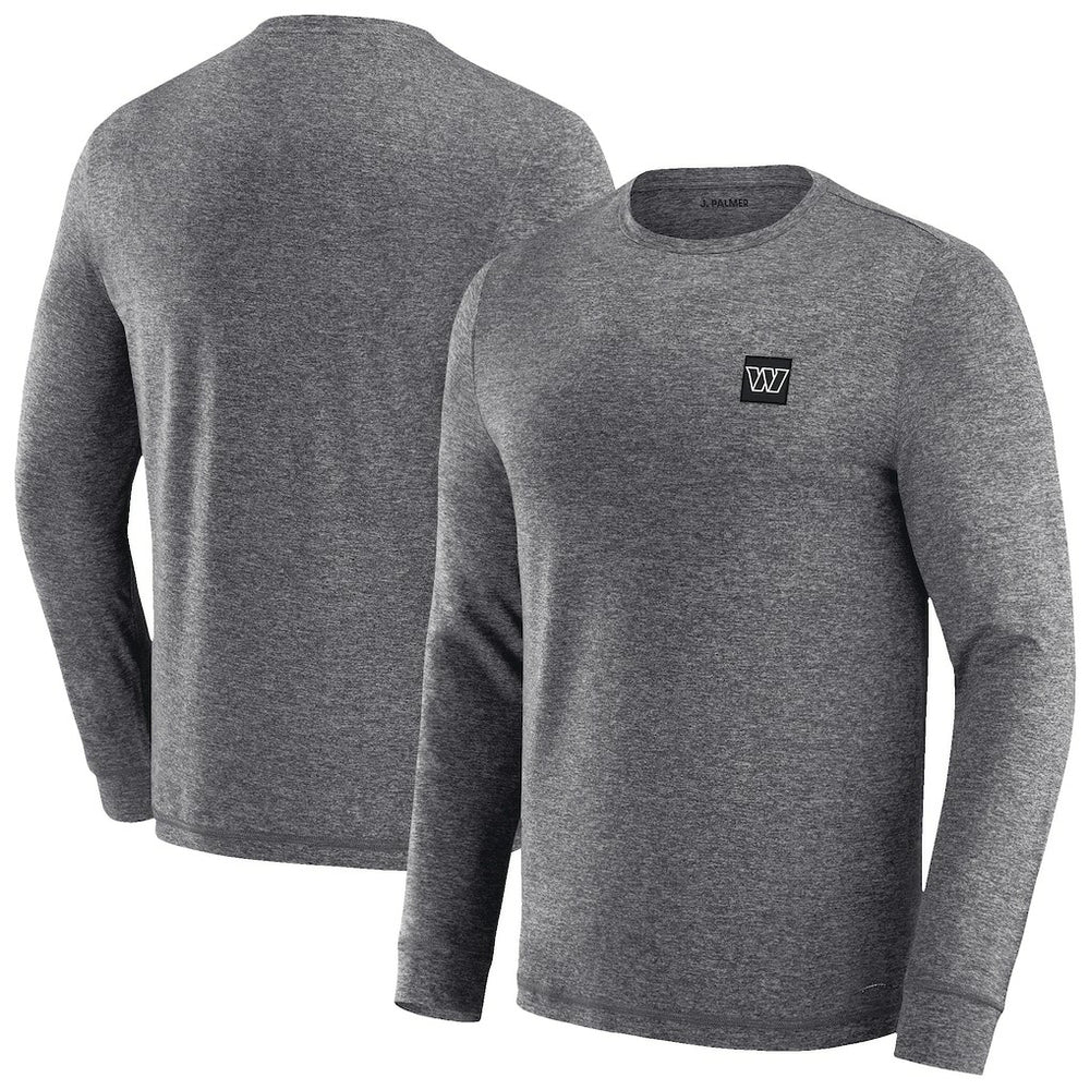 Washington Commanders J. Palmer Four Down Long Sleeve T-Shirt Heather Black